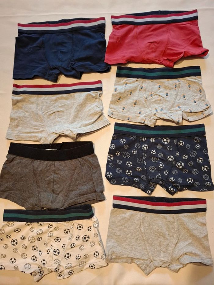 Lot boxers + pyjamas été garçon 6 ans