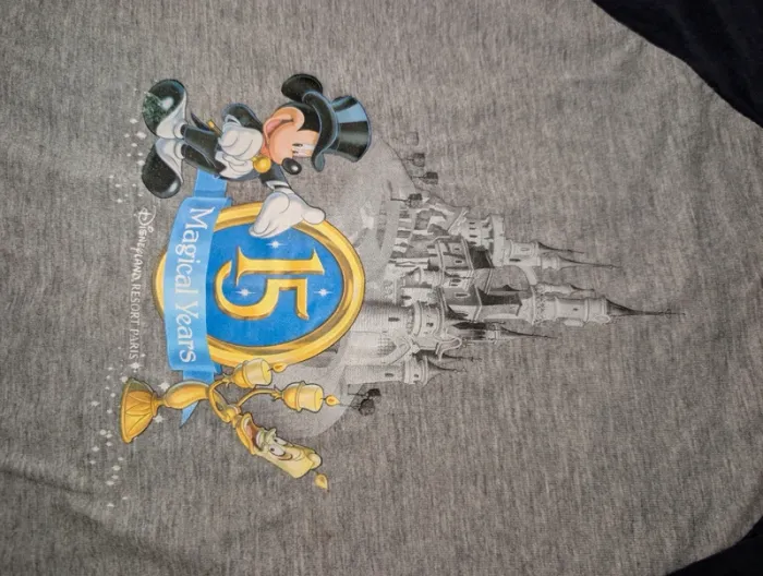 Tee-shirt Mickey Disneyland Paris 15 ans taille 4 ans - photo numéro 2