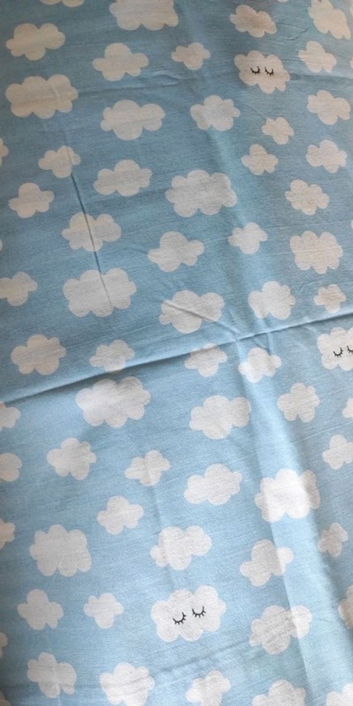 Ensemble housse de couette + taie d'oreiller assortis pour lit bébé 60x120 neuve - photo numéro 2
