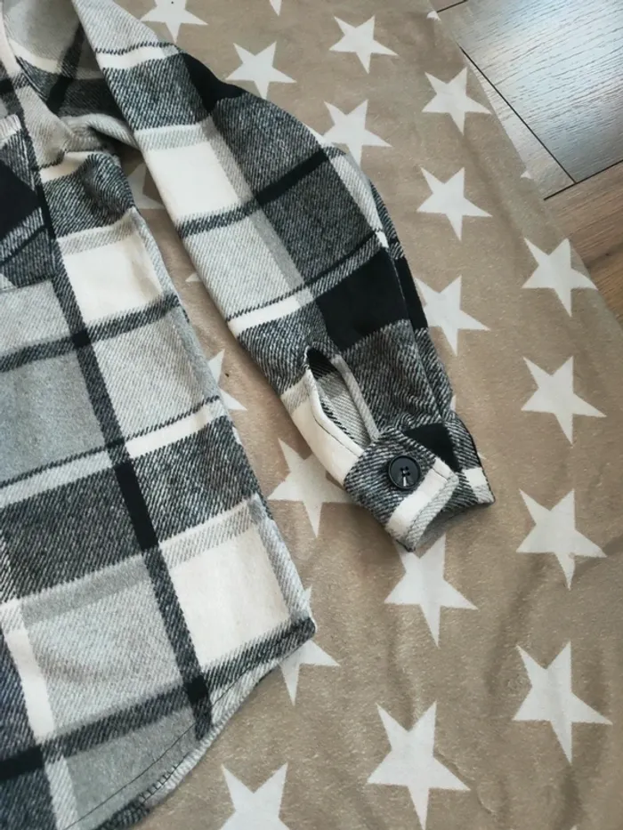 Sur-chemise homme à capuche / veste chemise oversize mi-saison
S - photo numéro 2