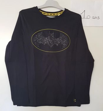 T-shirt ml Batman 10 ans
