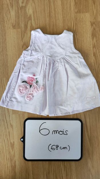robe rose clair tout douce taille 6 mois