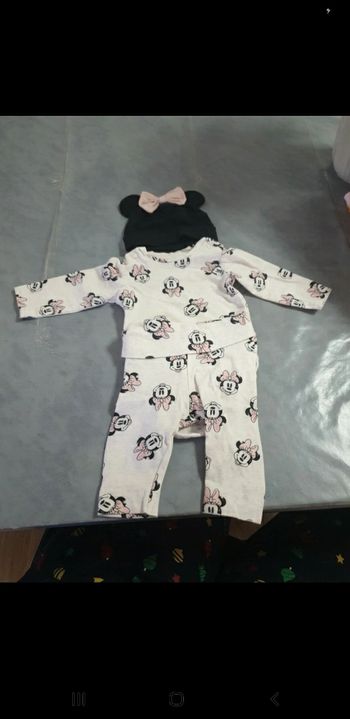 Ensemble Minnie 1 mois