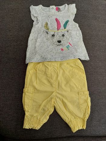 T-shirt et pantacourt