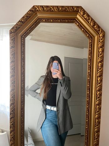 Veste de blazer à motifs