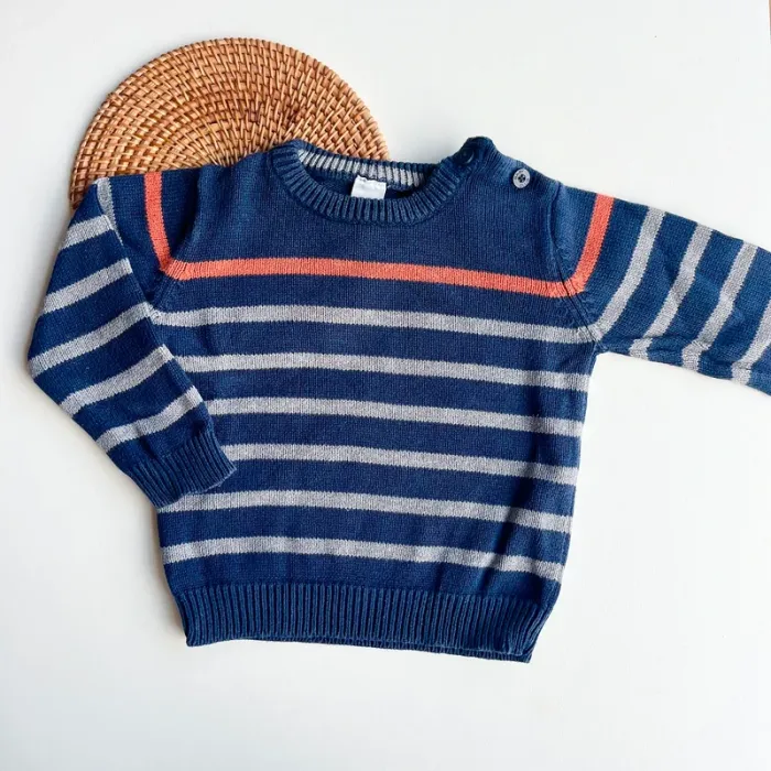 Pull maille rayé - BABY Club 80