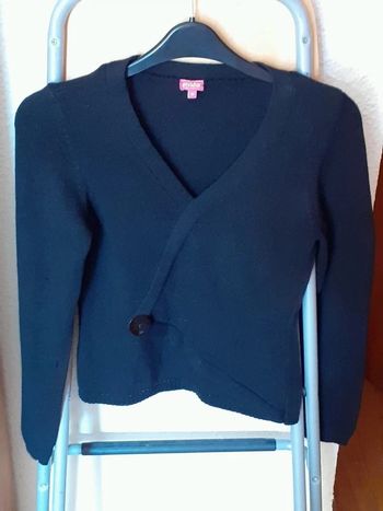 Pull Cache coeur noir Phildar M