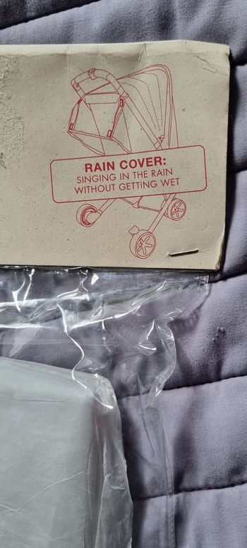 Protège  pluie poussette