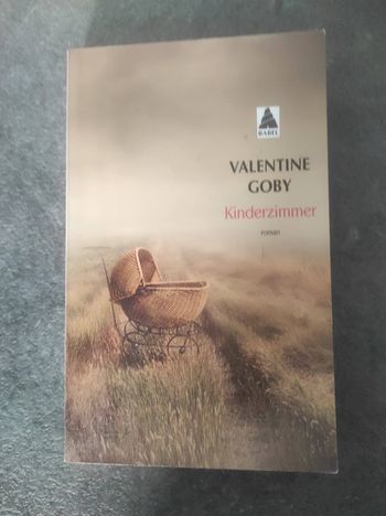 Kinderzimmer Valentine Goby Actes Sud Babel 2015