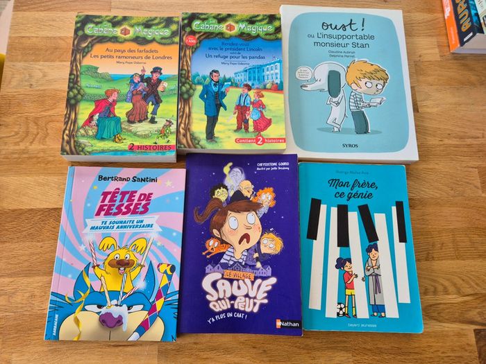 Lot de 6 romans 6-8 ans CP CE1 CE2