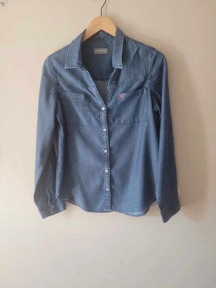 Chemise en jean napapijri taille S