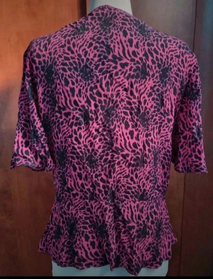 Chemise motifs léopard 44 manches ¾ - photo numéro 4