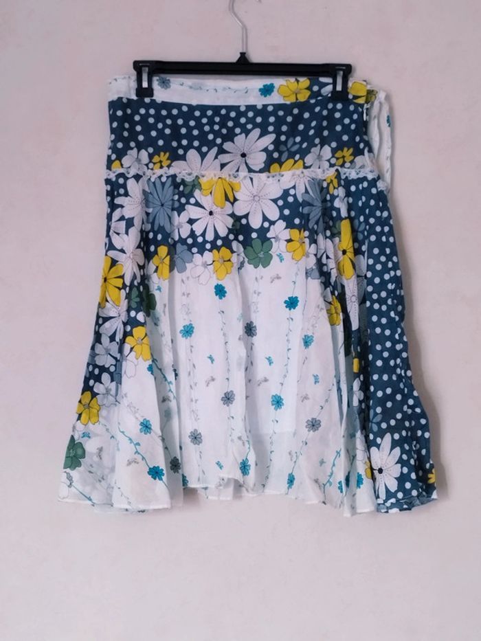 Jupe fraîcheur imprimé floral