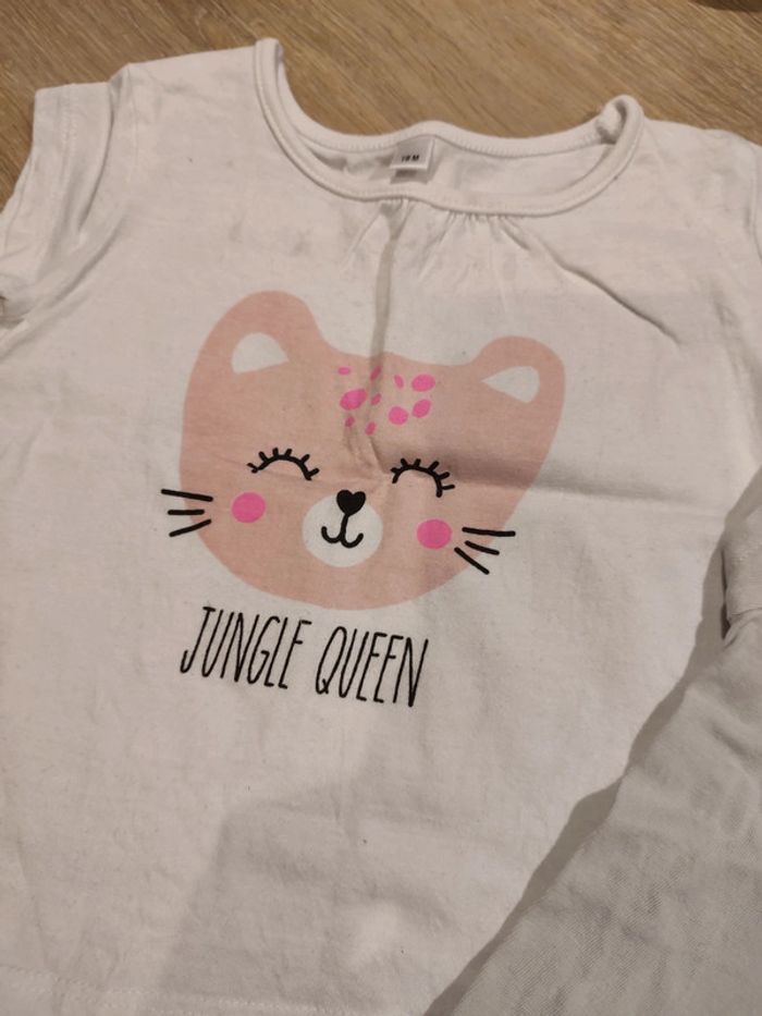 Lot de deux t-shirt 18 mois - photo numéro 2