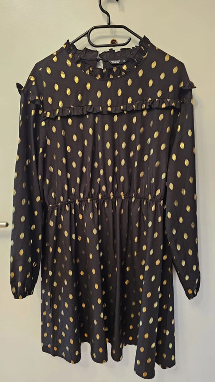Robe noir à paillettes dorées shein 1XL - photo numéro 2
