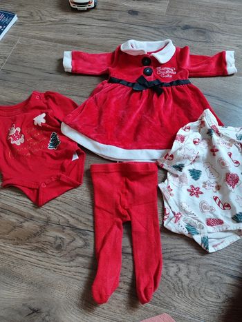 Lot noël fille 3 mois