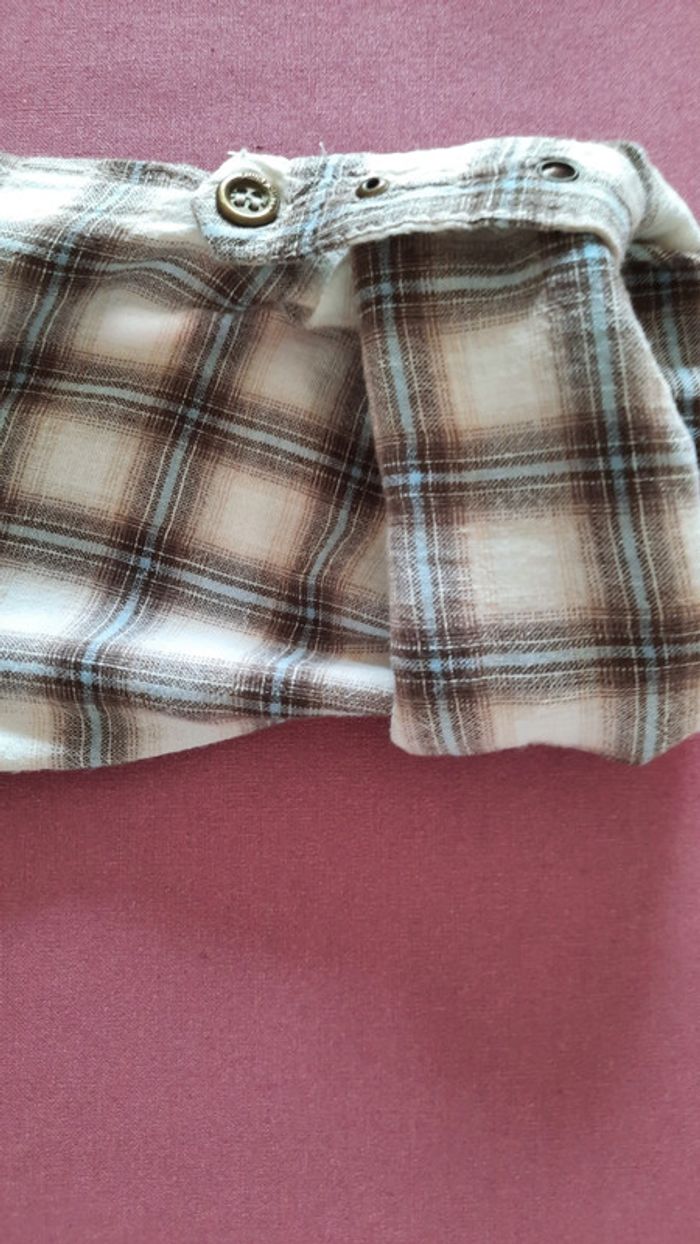 Chemise ton beige marron - photo numéro 11