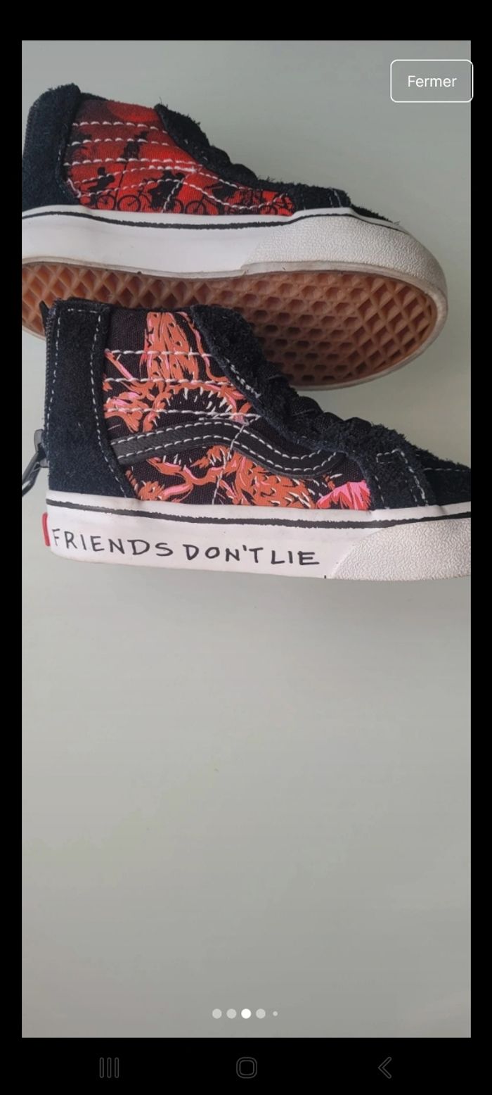 VANS Stranger  Things  22 enfants basket - photo numéro 3