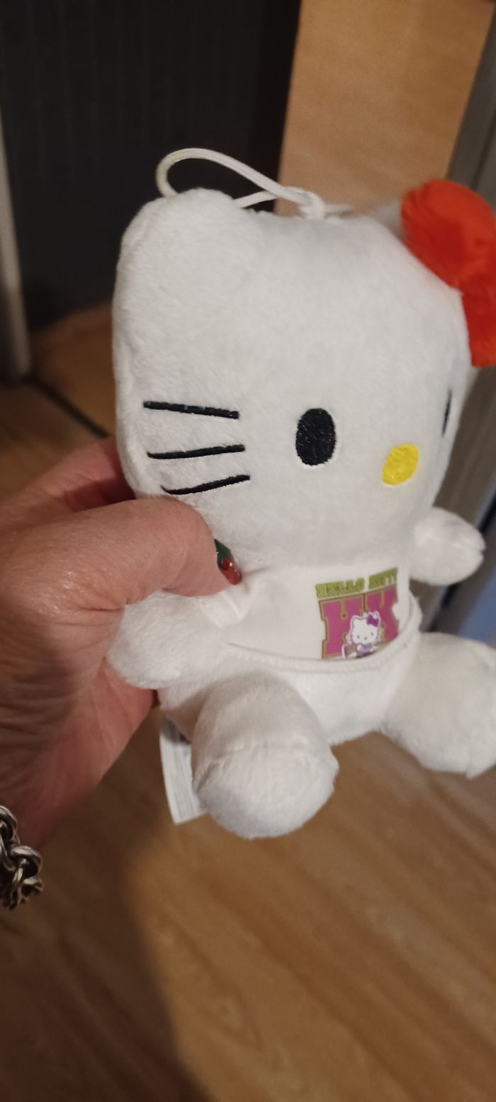 Très jolie petite peluche hello kitty - photo numéro 3