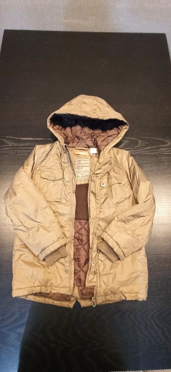 Manteau marron clair 8 ans garçon