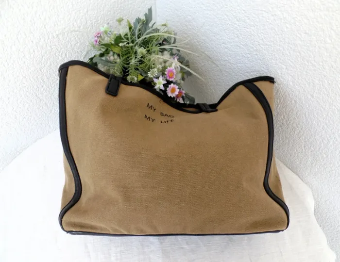 Sac toile "my bag my life" (fourre-tout) - photo numéro 2