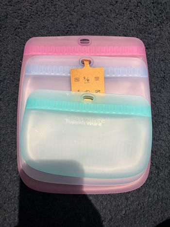 3 Ultimate silicone bag slim Tupperware neuf