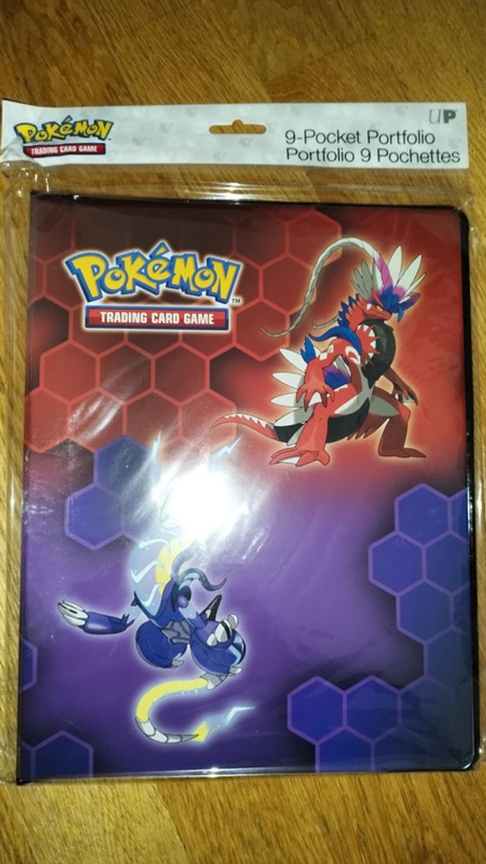 Album Pokemon Koraidon Miraidon portfolio A4 Ultra Pro cartes classeur farde binder card Pokémon