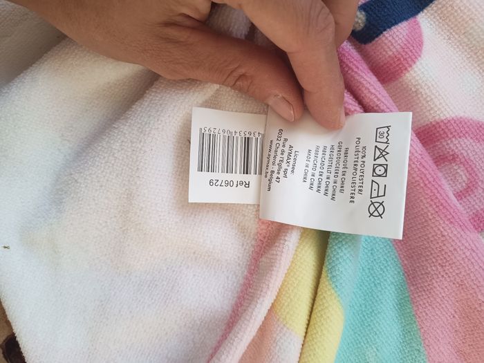 Drap de plage Peppa pig licorne - photo numéro 7