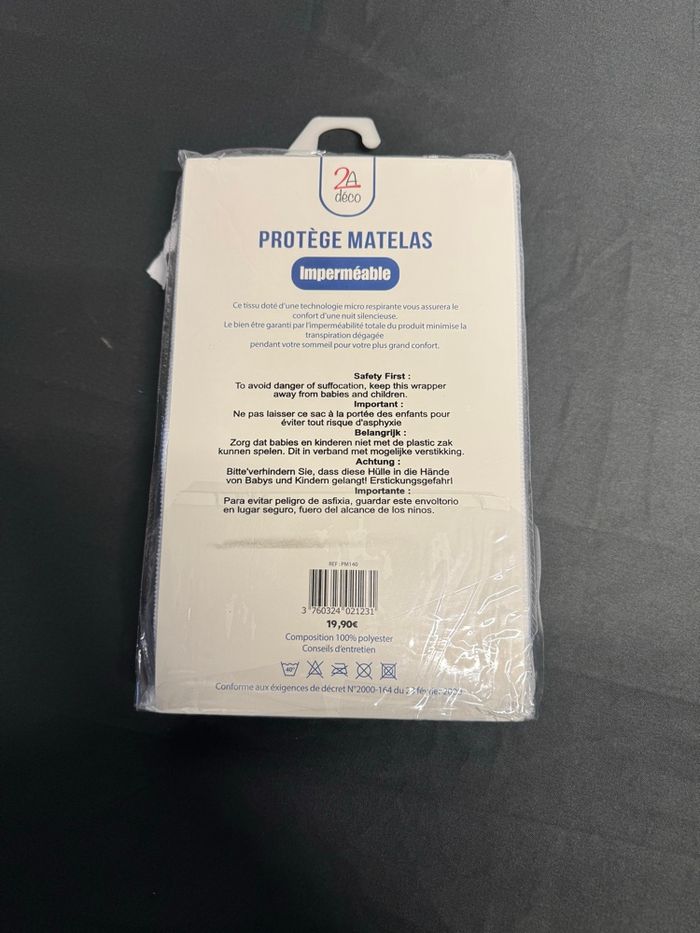 Protège Matelas 140×200 Imperméable NEUF - photo numéro 4