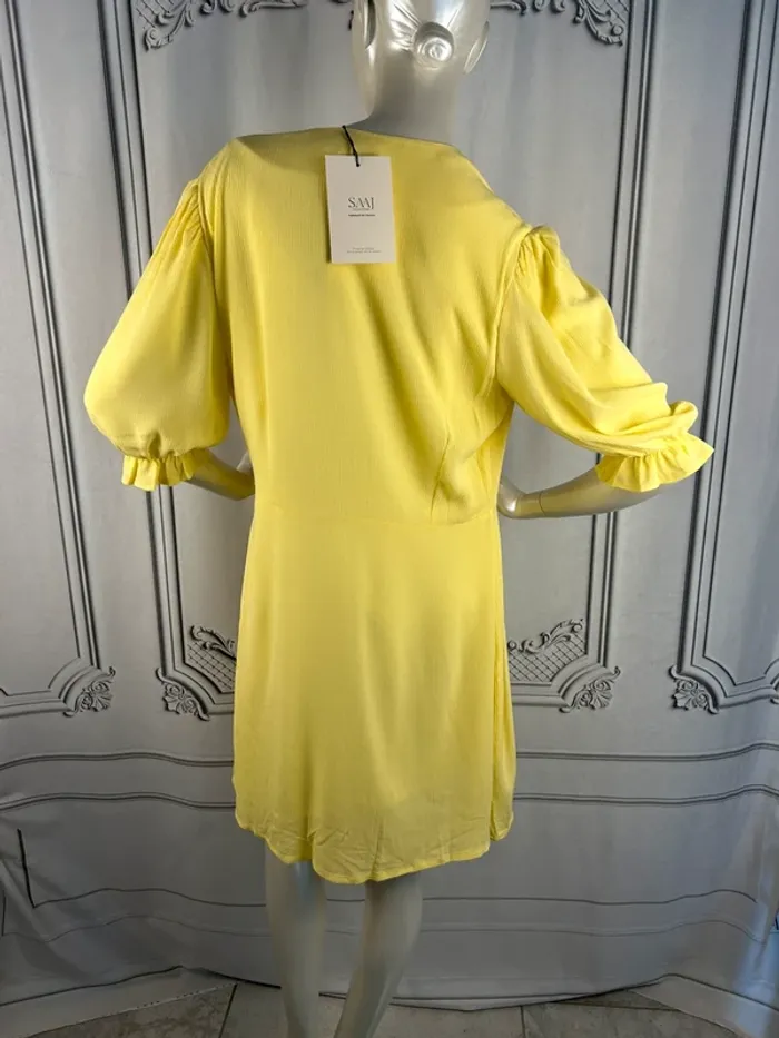 Robe courte Jaune SAAJ T3 / L neuve - photo numéro 6