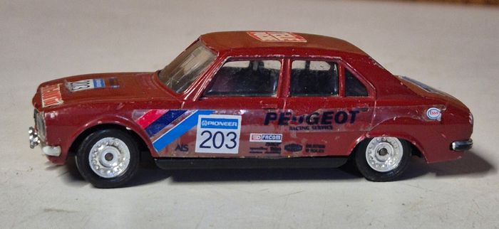Verem Peugeot 504 Rallye 1/43 voiture miniature vintage Pioneer / Télé Poche