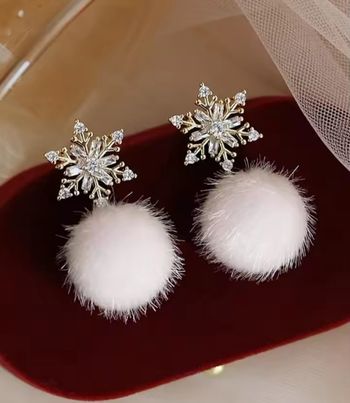 Boucles d'oreilles de Noël