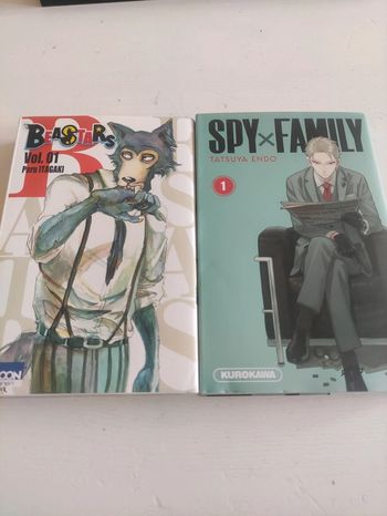 Lot 2 mangas Spy X Family et Beastars tome 1