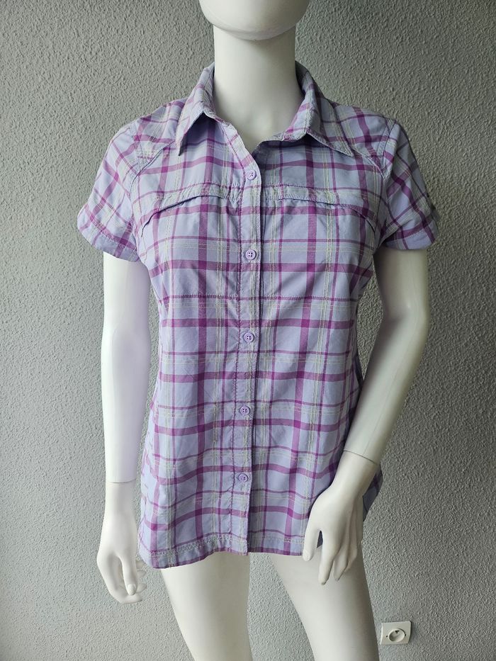 Chemise a carreaux et rayures