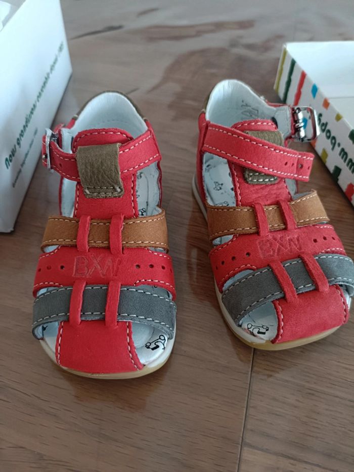 Sandales Bopy Zigoto rouge 19 - photo numéro 4