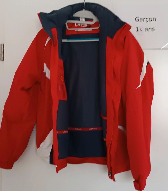 Manteau Oxylane Wed'ze imperméable 14 ans - photo numéro 2