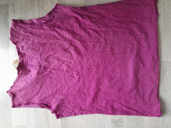 Magnifique débardeur violet 10 ans - photo numéro 2