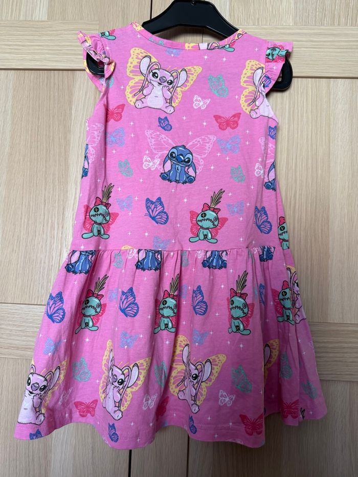 Robe été rose stitch/angel DISNEY t.3-4ans - photo numéro 4