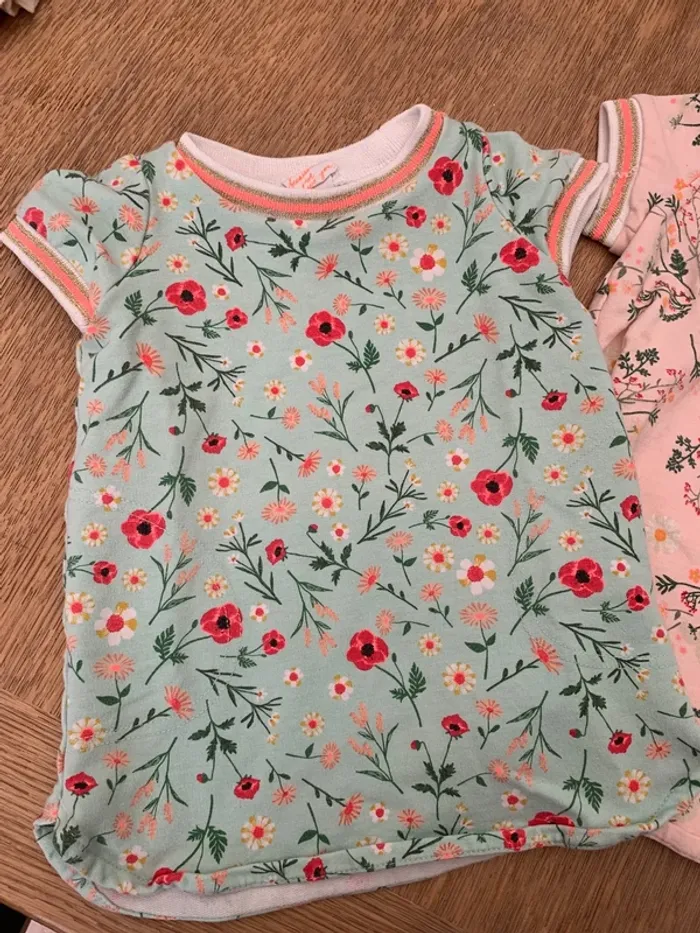 Lot de deux robes HEMA 80 - photo numéro 2