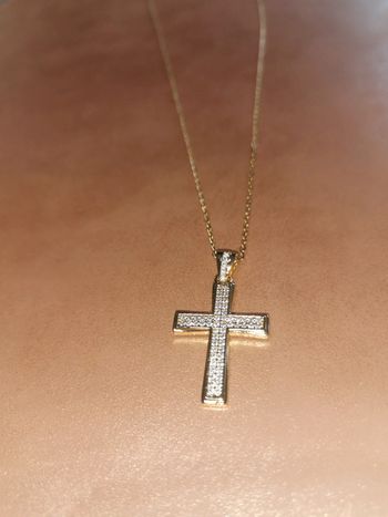 Collier et pendentif spirituel croix chrétienne