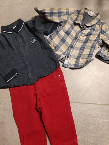 Tenue pantalon + 2 chemises TAO