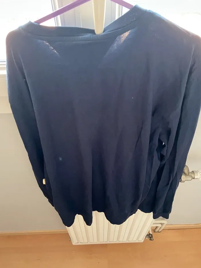 T-Shirt manches longues Tommy Hilfiger / Tommy Jeans bleu marine - photo numéro 2