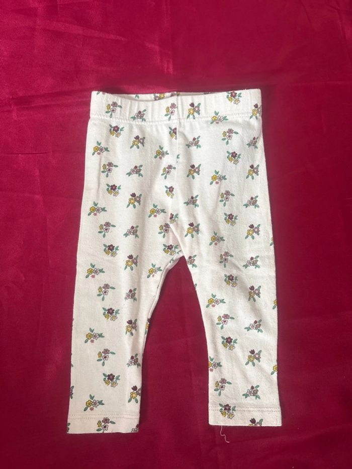 Leggings fleuri