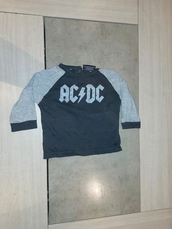Haut manches longues / AC-DC / 9 mois