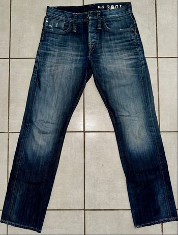 Jean homme G-Star RAW – coupe moderne effet délavé