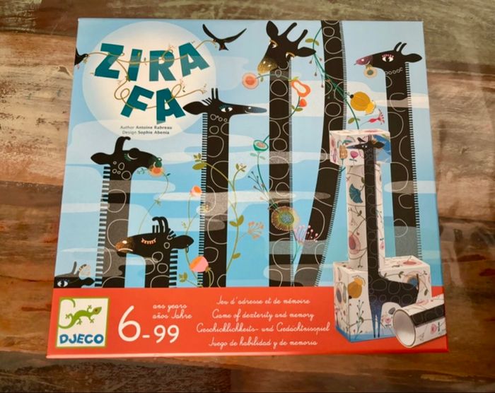 Jeu Djeco Zirafa – Mémoire & adresse – Neuf ! 🎲