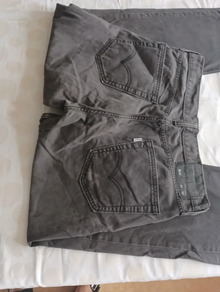 Pantalon jeans homme Levi's 514 taille 42 coupe droite - photo numéro 8