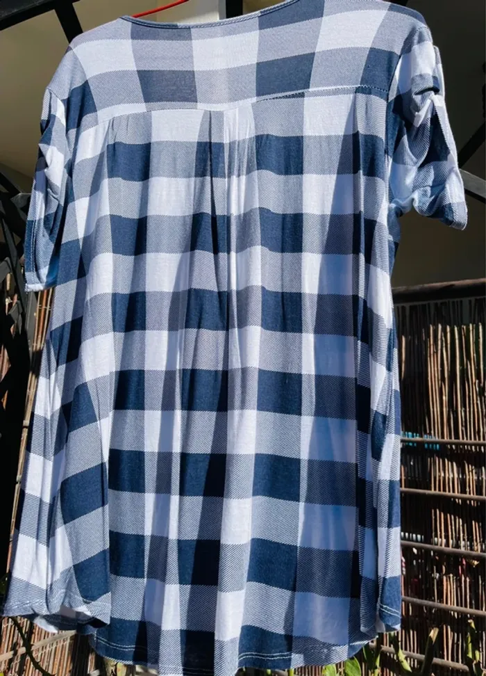 Blouse à carreaux - photo numéro 3