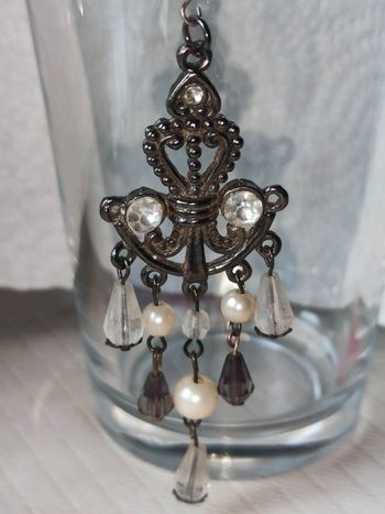 Pendentif fantaisie métal vieilli vintage