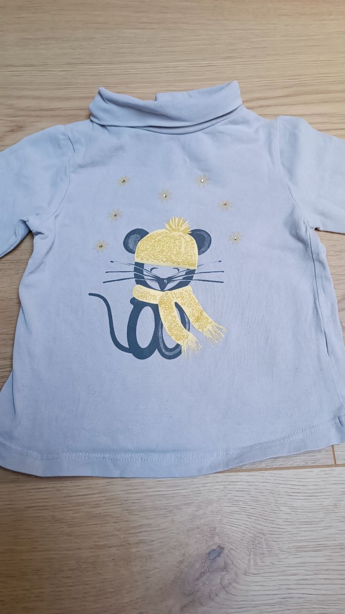 Ensemble robe et deux sous pulls 12 mois - photo numéro 9